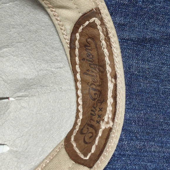 Vintage True Religion Embroidered Horseshoe Logo Baseball Cap - Picture 7 of 10